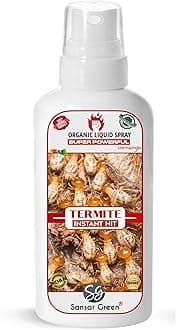 Sansar Green® Termite Instant Hit Spray, Premium Essential Super Powerful Liquid Spray for Removing Termites and Other Insects from Plants (100 ml)