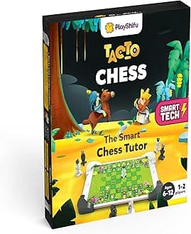 PlayShifu Interactive Chess Board Game - Tacto Chess (Kit + App With 4 Modes) Fun Set for Kids, Beginners, Age 6 & Up | Learning Games (Tablet Not Included)
