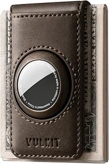 Men's Magnetic Money Clip with Airtag Holder - Airtag NOT Included- Holds Up to 15 Cash or 8 Cards
