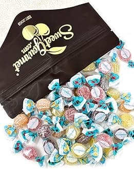 Sugar-Free Italian Assorted Fruit Jellies | Individually Wrapped | 2 Pounds