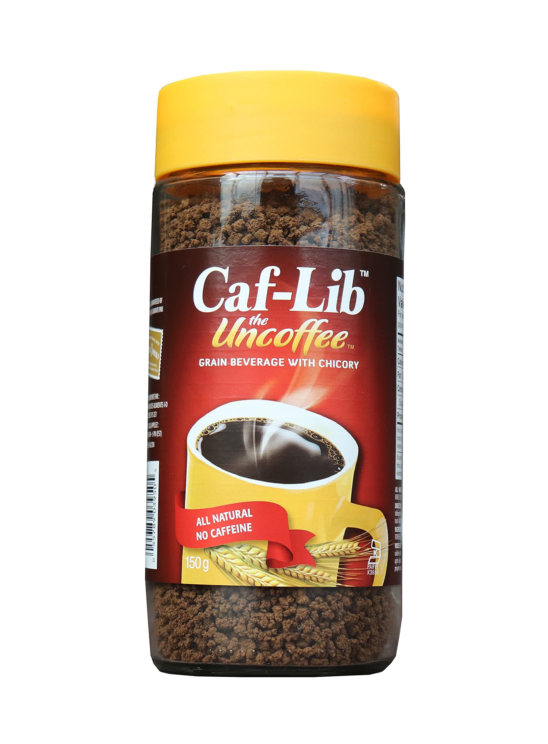 CAF LIB Instant Coffee Substitute, 150 GR