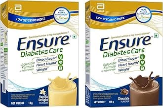 Ensure Diabetic Vanilla - 1 Kg & - Nutrition To Help Control Blood Sugar Levels- 400 Gm Box (Chocolate Flavour)