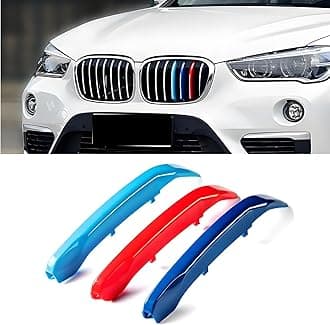 Automotive Grill Inserts for BMW X1 F48 2016 2017 2018 2019 7-Beam, Front Grille Accessories