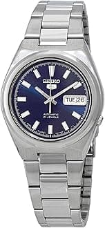 Series 5 Automatic Date-Day Blue Dial Men's Watch SNKC51J1