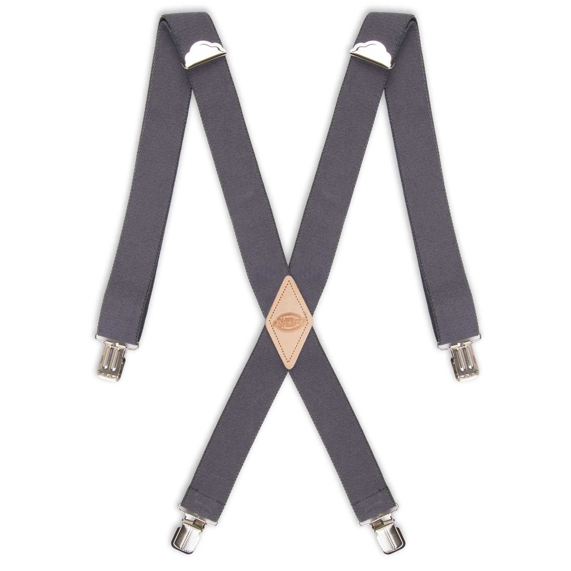Dickies Men’s 1-1/4" Solid Straight Clip Suspender – Adjustable Fit, Heavy-Duty Clips