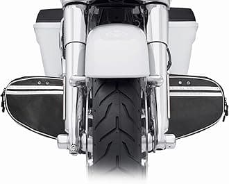 KEMIMOTO Chopped Soft Lowers Chaps Motorcycle Leg Warmers Compatible with 1980-2024 2025 Touring Street Glide Road King 1980-2023 Road Glide and Trike Models