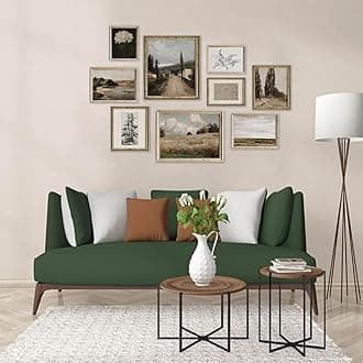 Vintage Wall Art Vintage Posters for Room Aesthetic,Farmhouse Wall Decor Rustic Botanical Wall Art,Moody Landscape Pictures Coastal Sketches Plant Dark Academia Decor for Living Room Bedroom Bathroomg