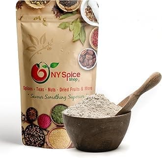 NY Spice Shop Black Chickpeas Flour - 1 Pound Finely Ground Kala Chana Besan for Cooking and Baking