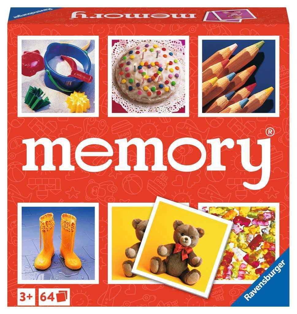 Ravensburger Junior Memory® Game | Engaging Picture Matching Game | Enhances Memory & Matching Skills | Suitable for Kids Ages 3 and Up | Quality Assured