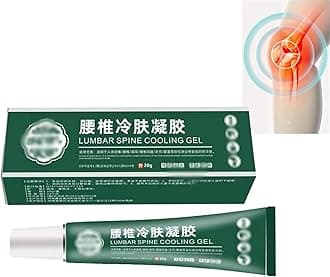 Lumbar Type Cold Compress Gel, Lumbar Spine Cooling Gel, Natural Cooling Pain Relief Balm for Spinal Joint Shoulder Periarthritis Pain (1Pcs)