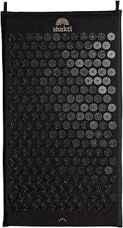 ShaktiMat Acupressure Mat for Relaxation, Massage Muscles, Aid Sleep & Unlock Inner Tension, Similar to Acupuncture, No Needles Required (Classic, Level 2, Shakti Black)