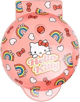 Hello Kitty Mini Waffle Maker - Cook With Your Favorite Kitty Character