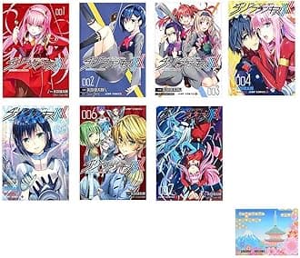 Darling in the Franxx Vol.1 2 3 4 5 6 7 Books Set , Original Sticky Paperback – 1 Jan. 2018
