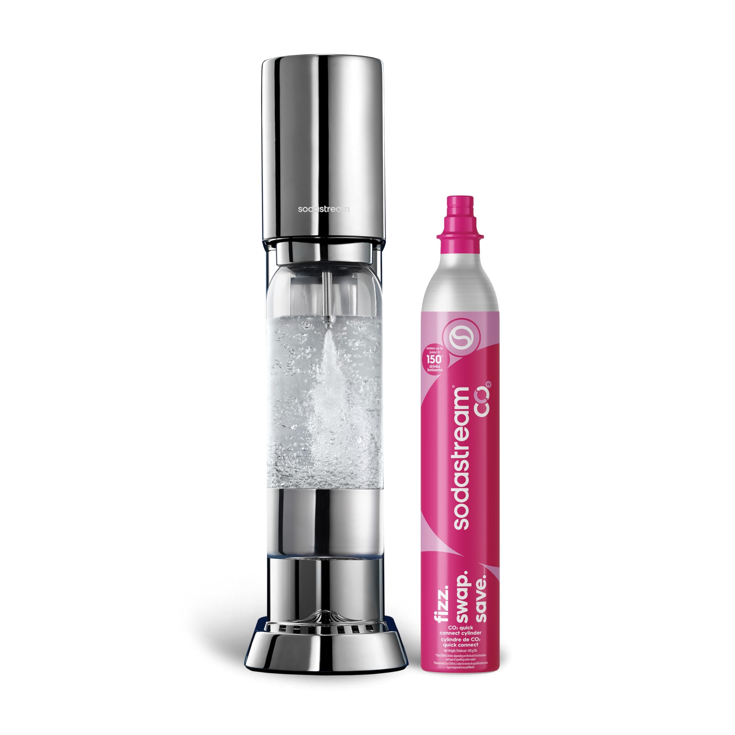 Enso Sparkling Water Maker Kit - includes CO2 and Carbonating Bottle