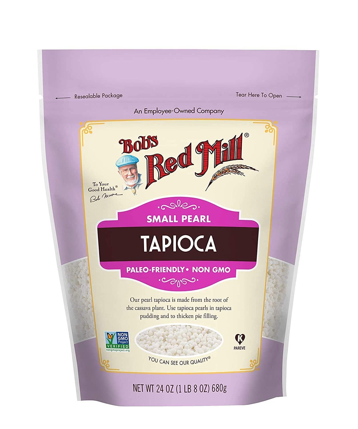 Bob's Red Mill Small Pearl Tapioca, 24 Oz (Pack Of 3)