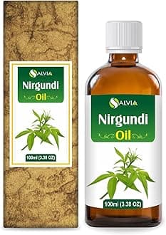 Nirgundi (Vitex negundo) Essential Oil 100% Pure & Natural - Undiluted Uncut Cold Pressed Aromatherapy Premium Oil - Therapeutic Grade - 100 ML