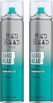 TIGI Bed Hard Head Extra Strong Hold Hair Spray, 10.6 Ounce (Pack of 2)