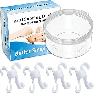 Nasal Dilators for Sleeping & Breathing - 4 Pack Anti Snoring Nose Clip to Improve Airflow & Snoring - Snore Stopper Anti Snoring Device for Men and Woman