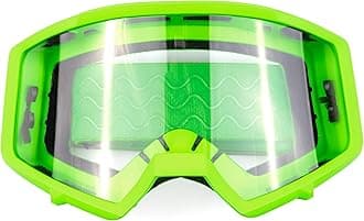 Typhoon Motocross Goggles Dirt Bike ATV Goggles Motorcycle Off Road Unisex Adult and Youth - Green