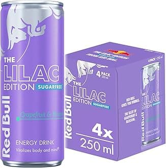 – Red Bull Lilac Edition Sugar Free 250ml x4