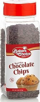 Semi-Sweet Mini Chocolate Chips - Dairy Free, Kosher - 9 oz. - Baker's Choice