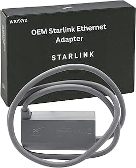 [OEM] Starlink Ethernet Adapter for Starlink Gen 2 - Ethernet Adapter Gen 2 - Up to 1 Gbps, Third-Party Router Integration