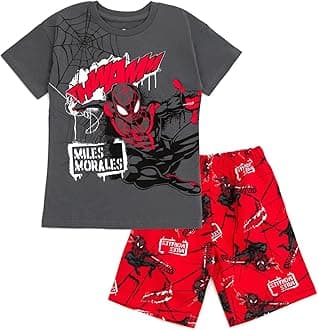 T-Shirt and French Terry Shorts Outfit Set Infant to Big Kid Sizes (12 Months - 18-20)