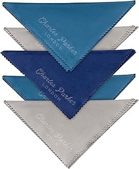 Extra Large Microfibre Cleaning Cloths for Cleaning Camera Lens and TV Screens - 5 Pack of Glasses Cleaner Cloth – Washable, Non-Scratch, Smudge- and Lint-Free (30cm x 30cm)