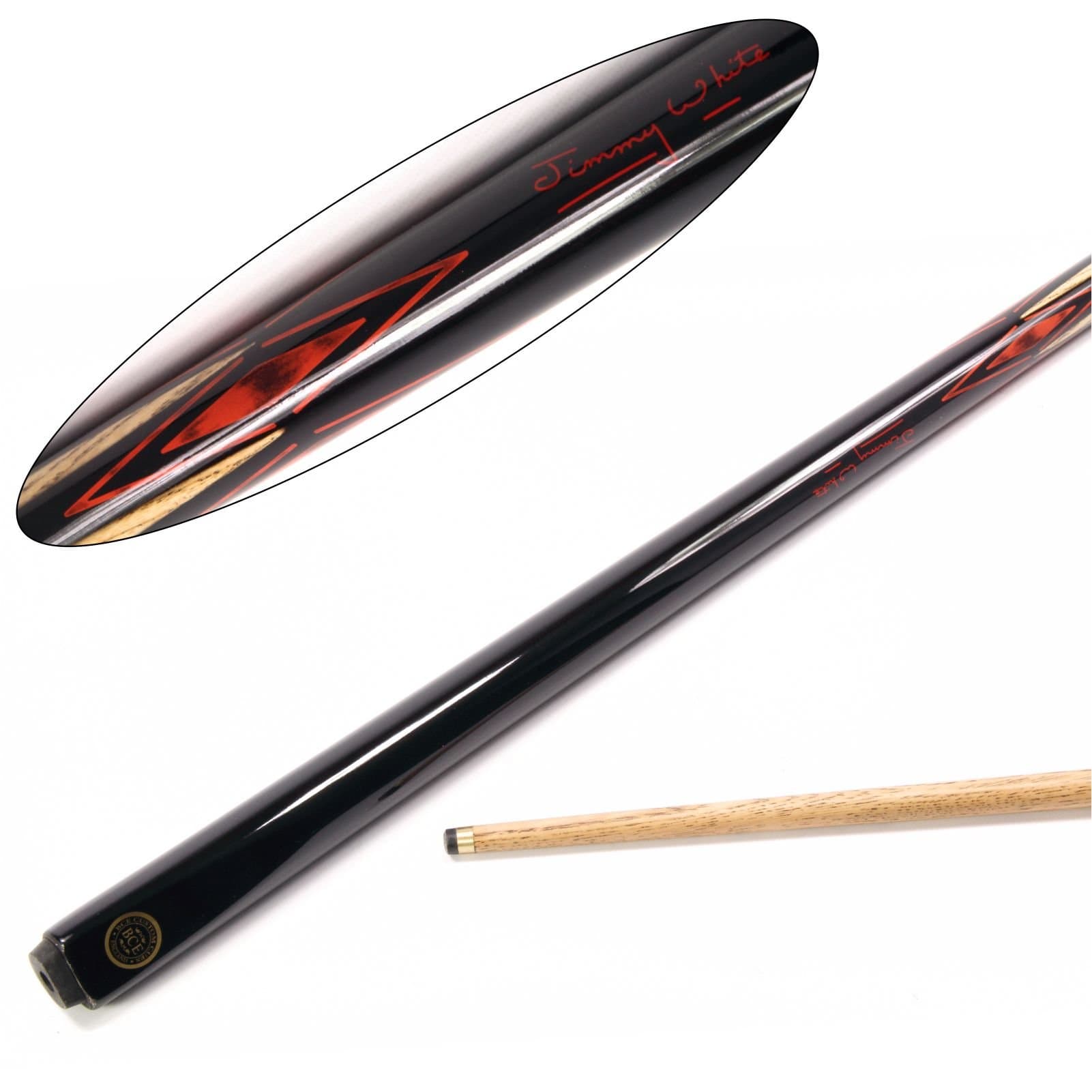 BCE - OCULUS 2 Piece Matching Ash Pool Snooker Cue – 9.5mm Tip