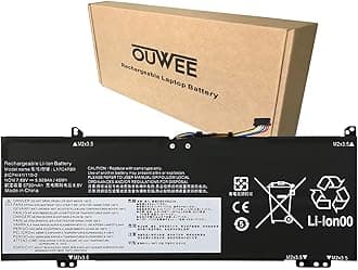 L17C4PB0 Laptop Battery Compatible with Lenovo Flex 6-14IKB 14ARR IdeaPad 530S-14ARR 530S-14IKB 530S-15IKB Series L17M4PB0 L17C4PB2 L17M4PB2 5B10Q16066 5B10Q16067 5B10Q22883 7.68V 45Wh 5928mAh
