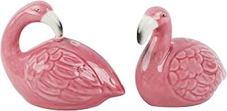 Ceramic Bird Salt and Pepper Shaker Collectors Kitchen Décor - Flamingo