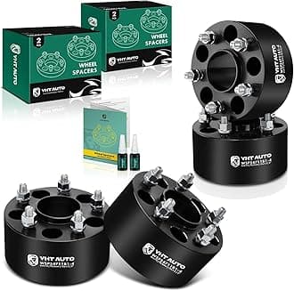 YHTAUTO 5x4.75 inch Hub Centric Wheel Spacers 3 inch Compatible with Chevrolet GMC Cadillac Buick 1979-2019 Model, Corvette, S10, Jimmy, 5x120mm 5 Lug Tire Spacers w/ M12x1.5 Studs, 70.5mm Hub Bore