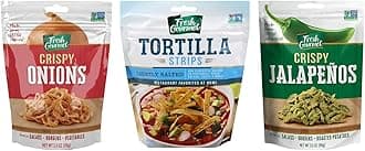 Fresh Gourmet, 1 Lightly Salted Crispy Onions, 1 Lightly Salted Tortilla Strips, 1 Lightly Salted Crispy Jalapenos, 3.5 Oz Each, 1 CT (Variety Pack)