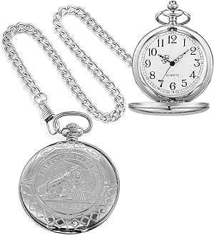 Vintage Punk Motorcycle Pocket Watch Quartz Bronze Steam Train Pocket Watch Men Women Gift for Christmas Birthday