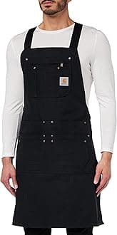 CarharttCarhartt mens Firm Duck Apron, Black, OFA