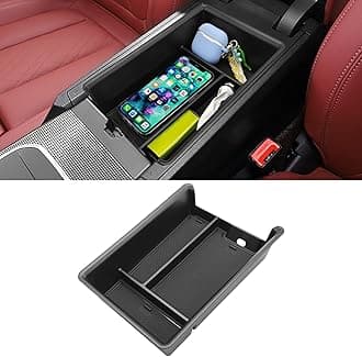 Jaronx Compatible with BMW Center Console Organizer for 3 Series G20 2019-2024/4 Series G22 i4 G26 2021-2024, for BMW 3 Series Console Organizer 2019-2024, i4/4 Series Console Storage Box 2021-2024