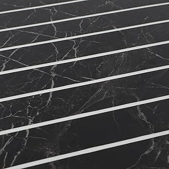 3D Wood Look Wall Panels, Self-Adhesive 3D Wooden Panel Groove Panels, Pack of 10, 40 x 40 cm, PVC Wall Cladding, Waterproof and Heat Resistant Panels, Stickers for Wall, Ceilings, Kitchen Back Wall