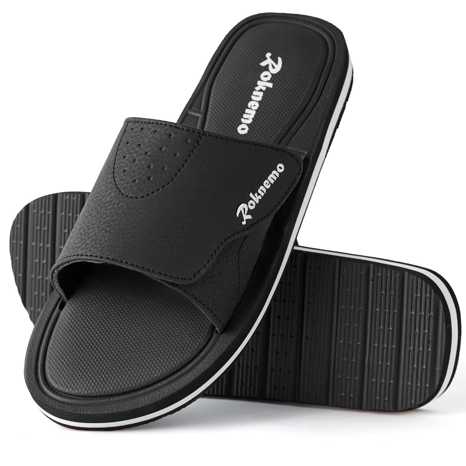 Mens Adjustable Slides