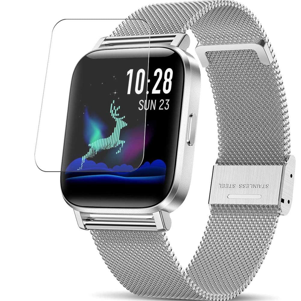 Vaxson3-Pack Screen Protector, compatible with CanMixs ZX08 smartwatch Smart Watch, TPU Guard Film Protectors Sticker [NOT Tempered Glass Case Cover ]