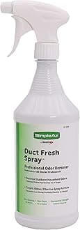 SC-3200 Duct Fresh Spray Air Freshener, Deodorizer, Professional HVAC Odor Remover for House, Automotive, 32 fl oz, Clear