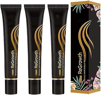 Regrowth Organic Hair Serum Roller Set,Scalp Intense Roll-On Hair Growth Serum,Triple Roll-On Massager Hair Growth Essence,for Men and Women of All Hair Types (3pcs)