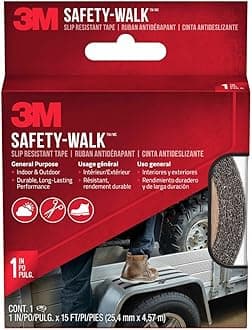 Safety-Walk Outdoor Tread, Black, 1-Inch by 180-Inch