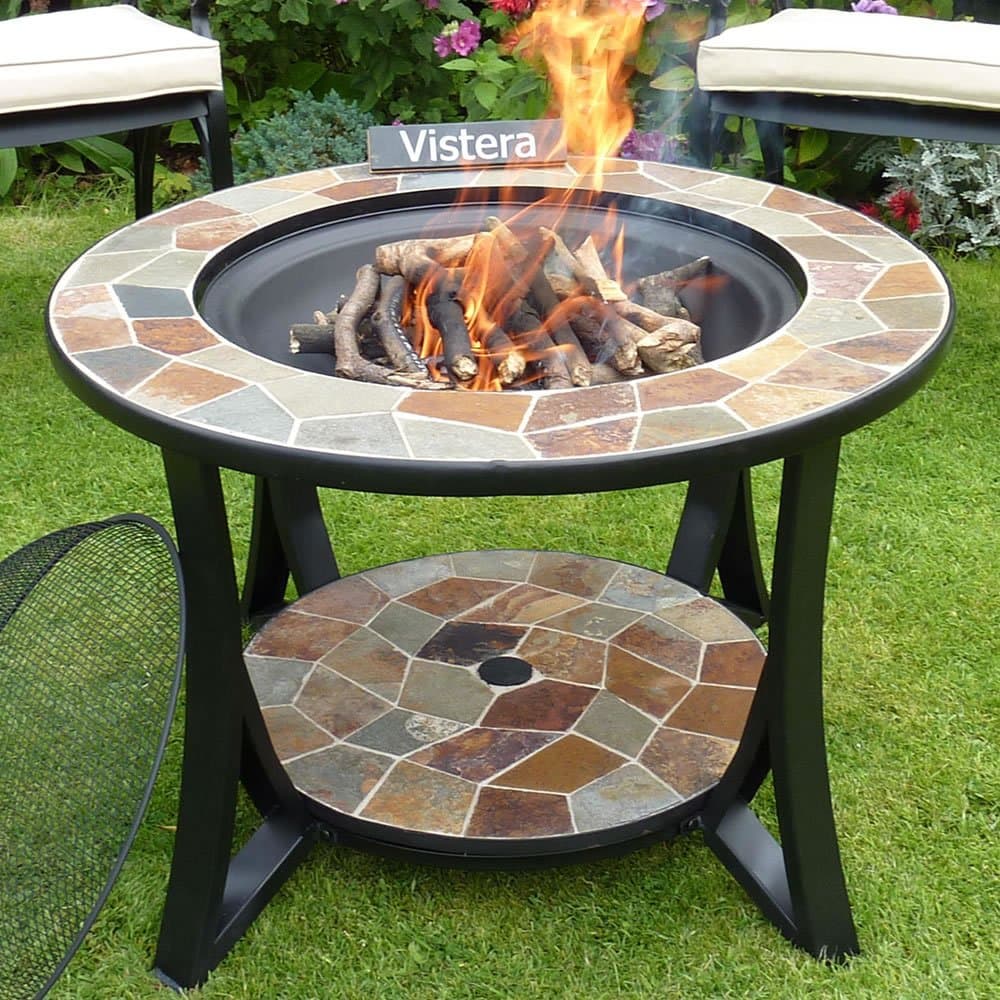 VISTERA MADEIRA SLATE MOSAIC FIRE PIT TABLE
