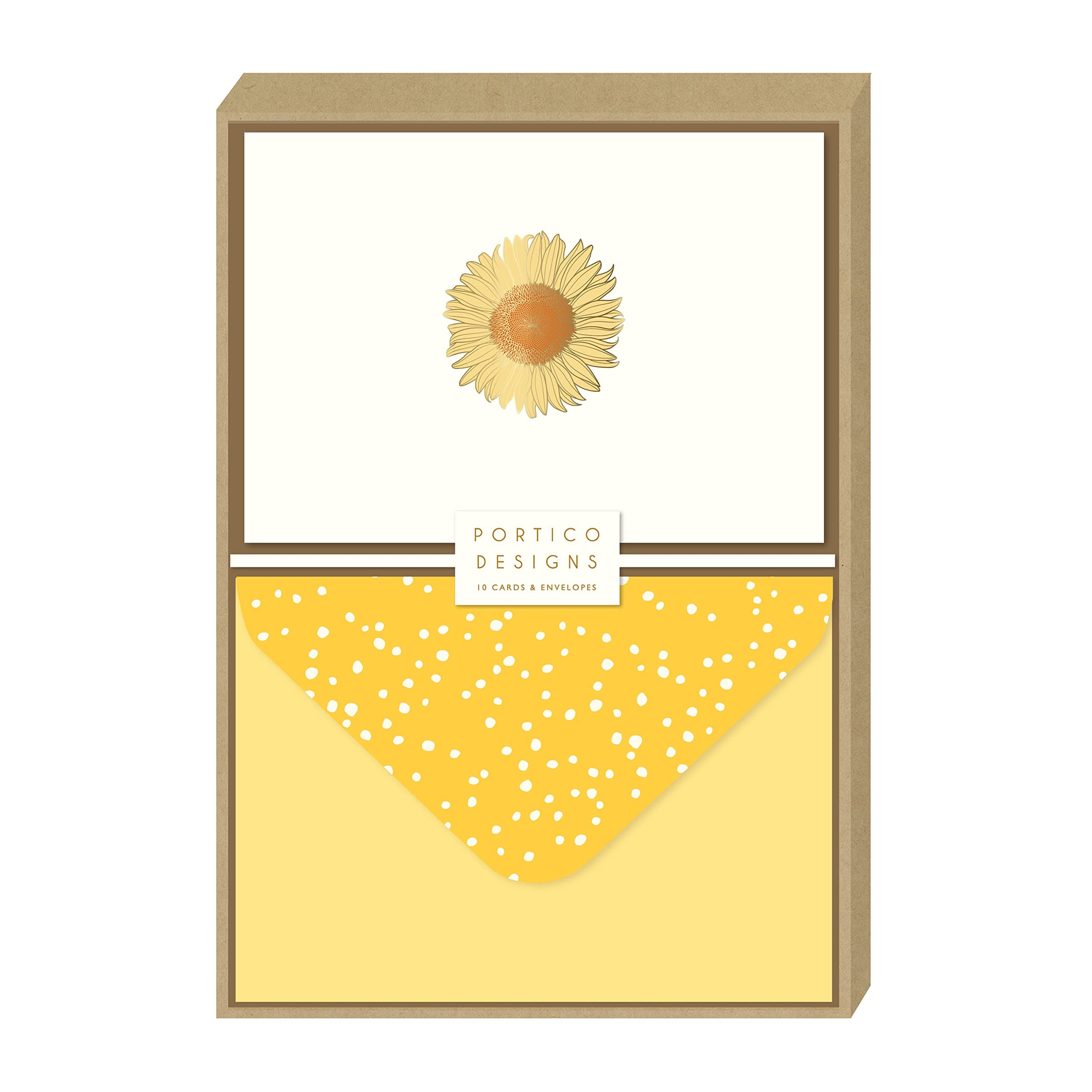 Portico Designs Sunflower - Boxed Notecards