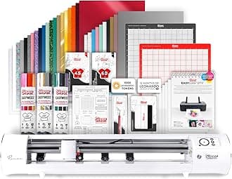 Romeo Essential Bundle - 24" Professional Cutting Machine for Vinyl, Paper, and More – WiFi Compatible with Windows & Mac - Includes Leonardo Design Studio Software, Roll Holder Accessory