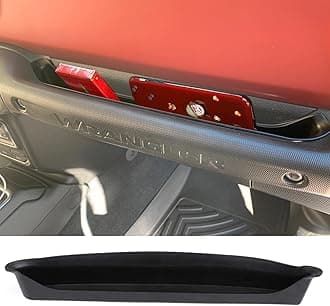 YOCTM GrabTray Interior Storage for Jeep Wrangler JL Passenger Storage Tray Fits 2018 2019 2020 2021 2022 2023 JLU Sports Sahara Freedom Rubicon X & Unlimited 4XE Interior Accessories
