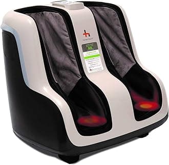 Human Touch Sol Foot and Calf Shiatsu Massager with Patented Figure-8 Technology, Heat, Vibration, Intensity Setting