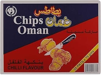 Chilli Flavour Potato Chips, 15 Gm, Pack Of 50