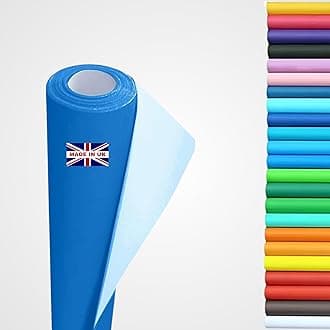 – Wrapping Paper roll, Large Display Poster Paper Roll, Backing Paper 10m x 76cm - 80gsm Art, School Craft, Packing, Table Runner, Notice Boards, Drawing, Painting, Backdrop, Kraft Paper. (Royal Blue)