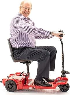 Echo Folding Scooter Shoprider Travel Mobility (RED)